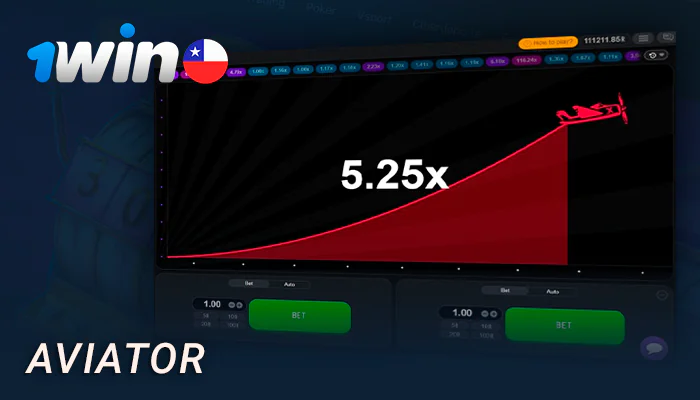 Juega a Aviator en 1Win CL Casino