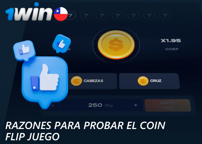 Razones por las que debería probar el juego Coin Flip en el sitio web de 1win