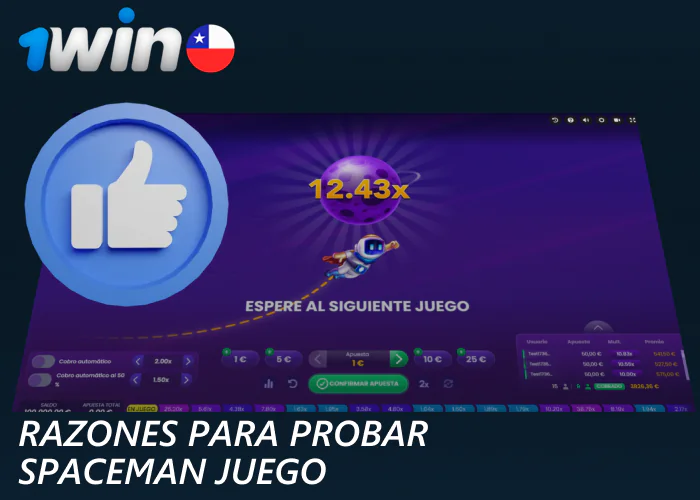 Razones por las que deberías probar el juego Spaceman en el sitio web de 1win