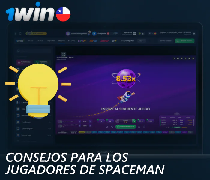 Consejos para ganar en 1win Spaceman