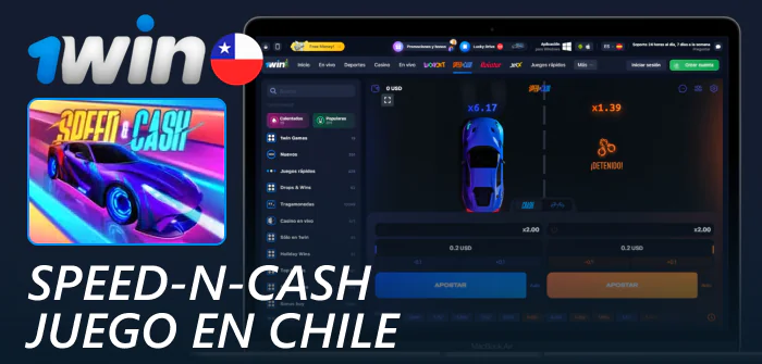 Juego Speed&Cash en 1win para jugadores de Chile