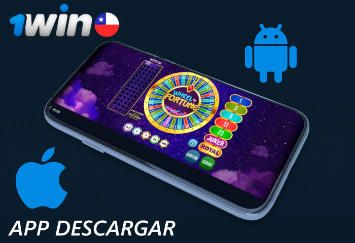Descarga la aplicación 1Win para jugar a Wheel of Fortune